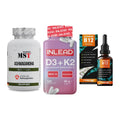 Stress & Balance: MST Ashwagandha + INLEAD Vitamin + ProFuel Vitamin – alle enthaltenen Artikel