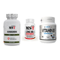 Stress & Balance: MST Ashwagandha + MST Zinc + NNT Vitamin B – alle enthaltenen Artikel