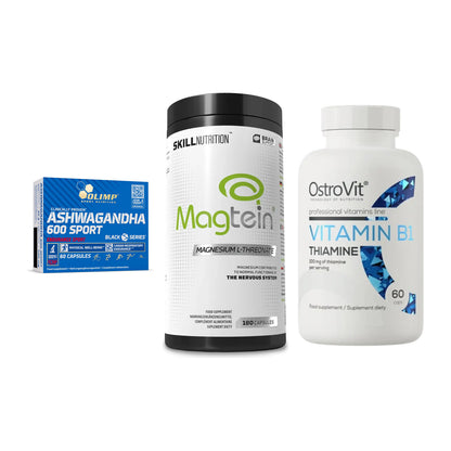 Stress & Balance: Olimp Ashwagand + Skill Nutrition + Ostrovit – alle enthaltenen Artikel