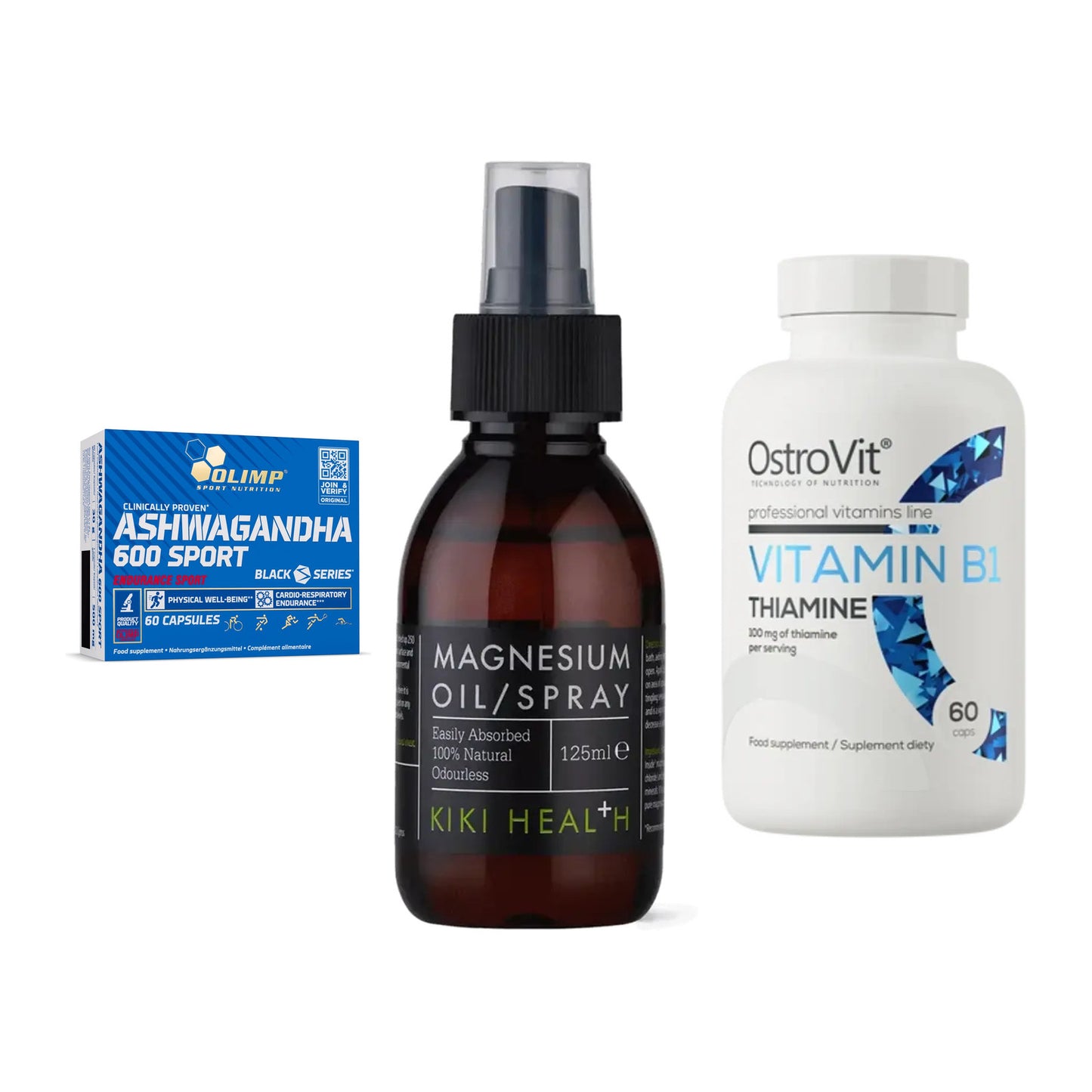 Stress & Balance: Olimp Ashwagand + KIKI Health + Ostrovit – alle enthaltenen Artikel