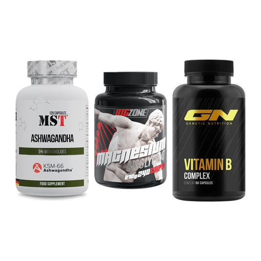 Stress & Balance: MST Ashwagandha + Big Zone + GN Vitamin – alle enthaltenen Artikel