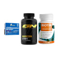 Stress & Balance: Olimp Ashwagand + GN Magnesium + ProFuel BIOTIN – alle enthaltenen Artikel