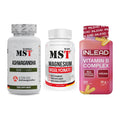 Stress & Balance: MST Ashwagandha + MST Magnesium + INLEAD Vitamin – alle enthaltenen Artikel