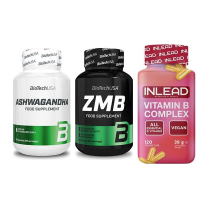 Stress & Balance: BioTech Ashwaga + BioTech ZMB + INLEAD Vitamin – alle enthaltenen Artikel