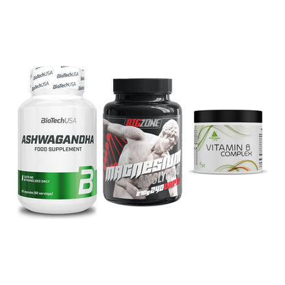 Stress & Balance: BioTech Ashwaga + Big Zone + Peak Vitamin B – alle enthaltenen Artikel
