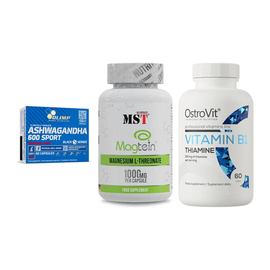Stress & Balance: Olimp Ashwagand + MST Magnesium + Ostrovit – alle enthaltenen Artikel