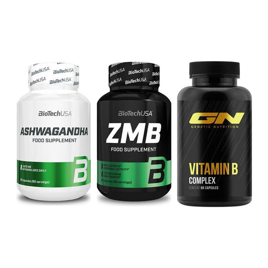 Stress & Balance: BioTech Ashwaga + BioTech ZMB + GN Vitamin – alle enthaltenen Artikel