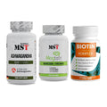 Stress & Balance: MST Ashwagandha + MST Magnesium + ProFuel BIOTIN – alle enthaltenen Artikel