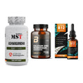 Stress & Balance: MST Ashwagandha + BioTech Calcium + ProFuel Vitamin – alle enthaltenen Artikel