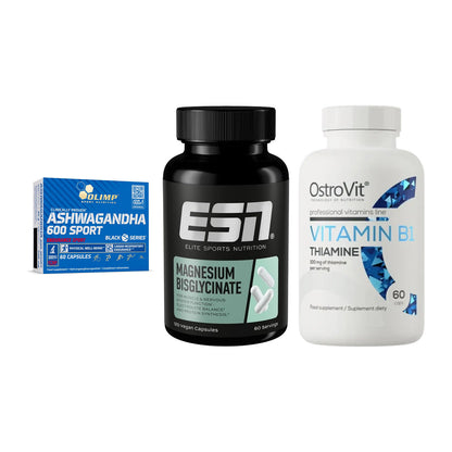 Stress & Balance: Olimp Ashwagand + ESN Magnesium + Ostrovit – alle enthaltenen Artikel