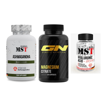 Stress & Balance: MST Ashwagandha + GN Magnesium + MST Hyaluronic – alle enthaltenen Artikel