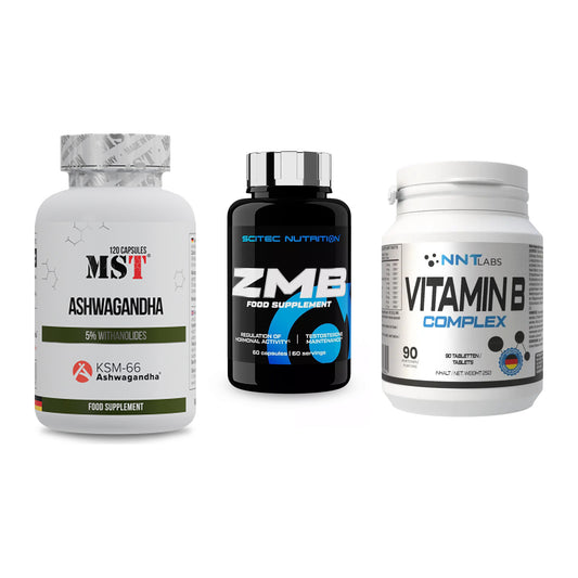 Stress & Balance: MST Ashwagandha + Scitec ZMB + NNT Vitamin B – alle enthaltenen Artikel