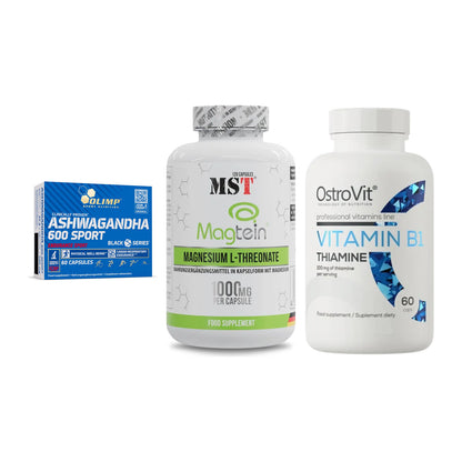 Stress & Balance: Olimp Ashwagand + MST Magnesium + Ostrovit – alle enthaltenen Artikel
