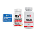 Stress & Balance: Olimp Ashwagand + MST Magnesium + MST Niacin – alle enthaltenen Artikel