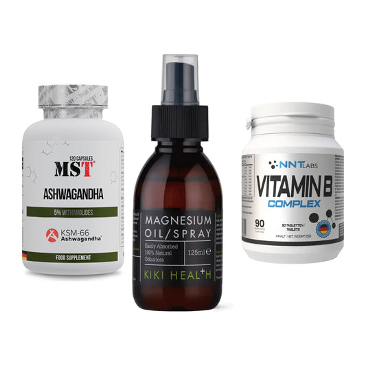 Stress & Balance: MST Ashwagandha + KIKI Health + NNT Vitamin B – alle enthaltenen Artikel