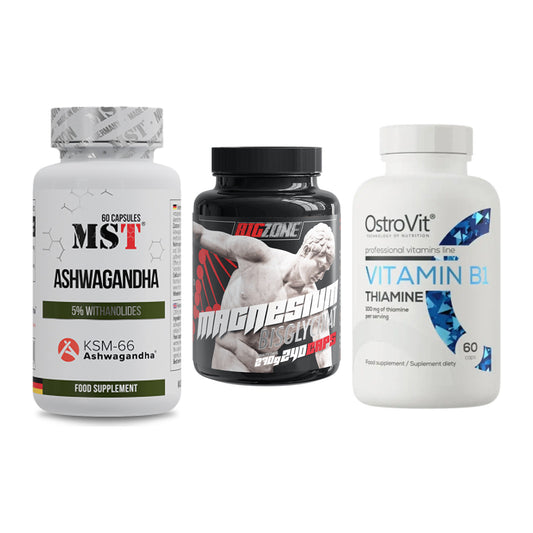 Stress & Balance: MST Ashwagandha + Big Zone + Ostrovit – alle enthaltenen Artikel