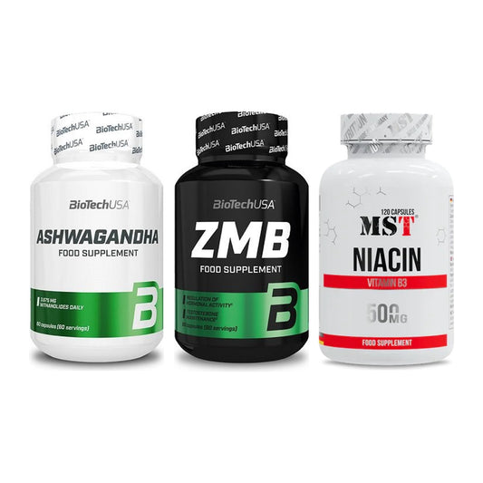 Stress & Balance: BioTech Ashwagandha + BioTech ZMB + MST Niacin – alle enthaltenen Artikel