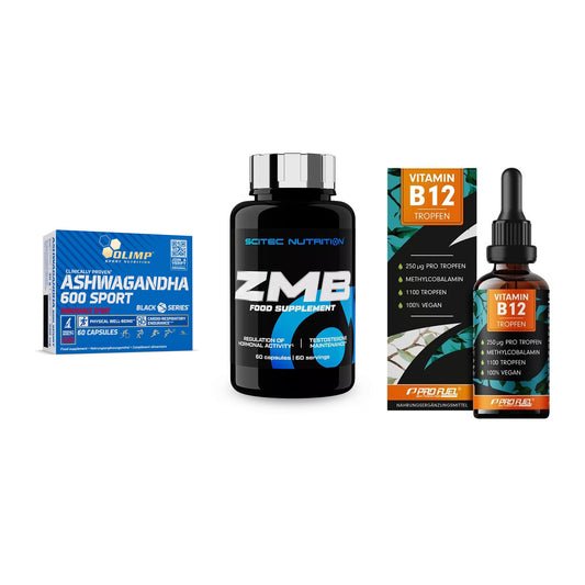 Stress & Balance: Olimp Ashwagand + Scitec ZMB + ProFuel Vitamin – alle enthaltenen Artikel