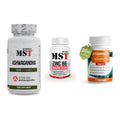 Stress & Balance: MST Ashwagandha + MST Zinc + ProFuel Vitamin – alle enthaltenen Artikel