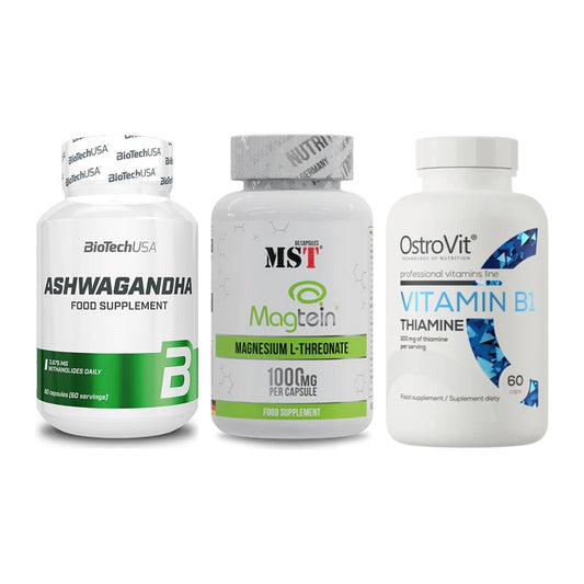 Stress & Balance: BioTech Ashwaga + MST Magnesium + Ostrovit – alle enthaltenen Artikel