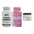 Stress & Balance: MST Ashwagandha + INLEAD Vitamin + Peak Vitamin B – alle enthaltenen Artikel