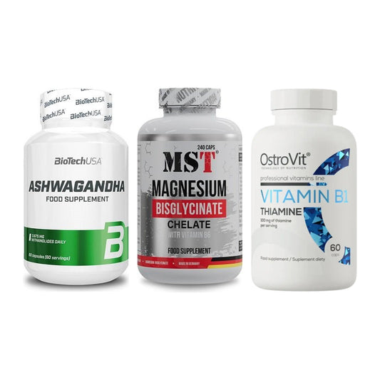 Stress & Balance: BioTech Ashwaga + MST Magnesium + Ostrovit – alle enthaltenen Artikel