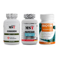 Stress & Balance: MST Ashwagandha + MST Magnesium + ProFuel BIOTIN – alle enthaltenen Artikel