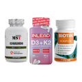 Stress & Balance: MST Ashwagandha + INLEAD Vitamin + ProFuel BIOTIN – alle enthaltenen Artikel