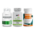 Stress & Balance: BioTech Ashwaga + MST Magnesium + ProFuel BIOTIN – alle enthaltenen Artikel