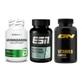 Stress & Balance: BioTech Ashwaga + ESN Magnesium + GN Vitamin – alle enthaltenen Artikel
