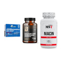Stress & Balance: Olimp Ashwagand + BioTech Calcium + MST Niacin – alle enthaltenen Artikel