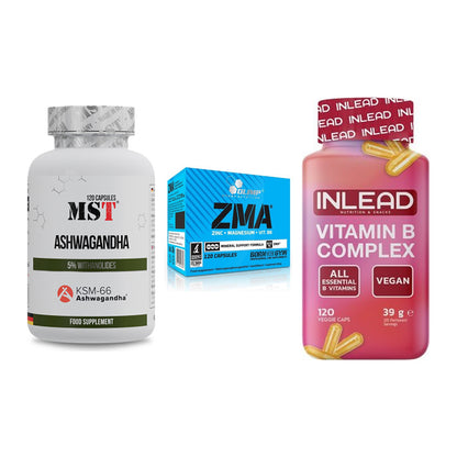 Stress & Balance: MST Ashwagandha + Olimp ZMA + INLEAD Vitamin – alle enthaltenen Artikel