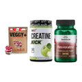 Pflanzliches Set: Sinob VEGGY + MST Creatine + Swanson Resvera – alle enthaltenen Artikel