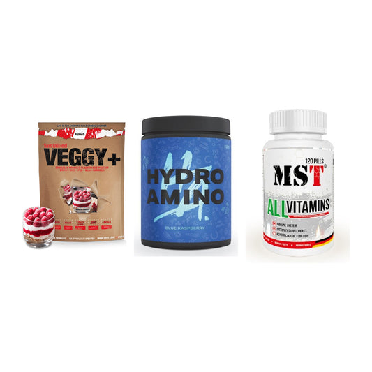 Pflanzliches Set: Sinob VEGGY + Nanosupps Hydro + MST All Vitamin – alle enthaltenen Artikel