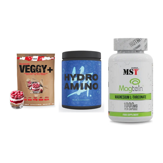 Pflanzliches Set: Sinob VEGGY + Nanosupps Hydro + MST Magnesium – alle enthaltenen Artikel