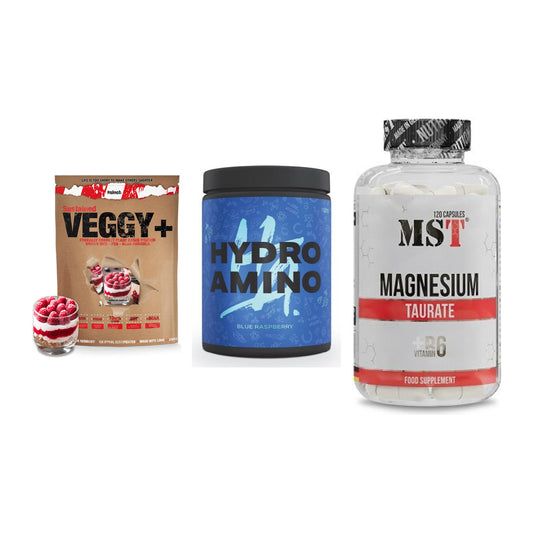 Pflanzliches Set: Sinob VEGGY + Nanosupps Hydro + MST Magnesium – alle enthaltenen Artikel