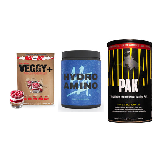 Pflanzliches Set: Sinob VEGGY + Nanosupps Hydro + Universal – alle enthaltenen Artikel