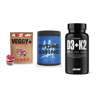 Pflanzliches Set: Sinob VEGGY + Nanosupps Hydro + Big Zone – alle enthaltenen Artikel