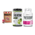 Pflanzliches Set: Sinob VEGGY + MST Creatine + BioTech Multivi – alle enthaltenen Artikel