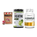 Pflanzliches Set: Sinob VEGGY + MST Creatine + BioTech B – alle enthaltenen Artikel