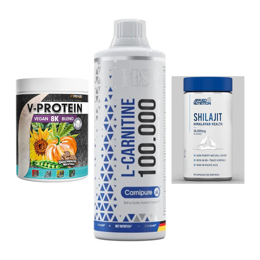 Pflanzliches Set: ProFuel V-Prote + MST L-Carnitine + Applied Nutriti – alle enthaltenen Artikel