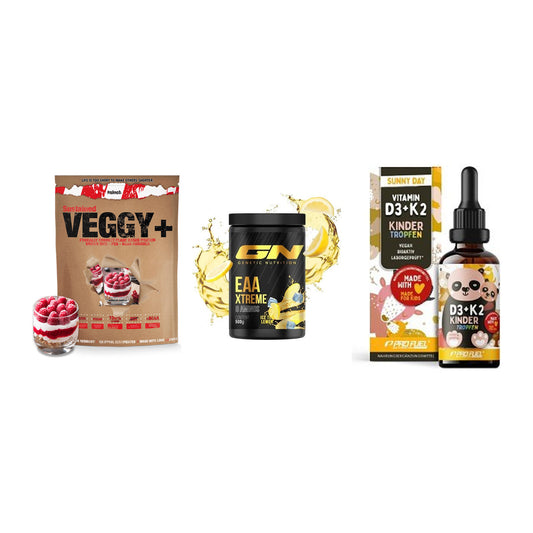 Pflanzliches Set: Sinob VEGGY + GN EAA Xtreme + ProFuel VITAMIN – alle enthaltenen Artikel