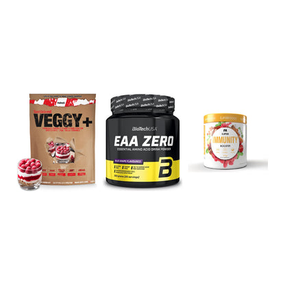Pflanzliches Set: Sinob VEGGY + BioTech EAA + FA Nutrition – alle enthaltenen Artikel