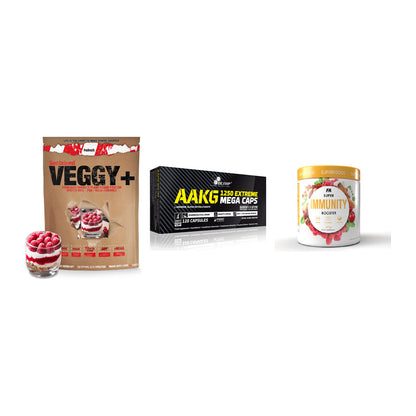 Pflanzliches Set: Sinob VEGGY + Olimp AAKG + FA Nutrition – alle enthaltenen Artikel