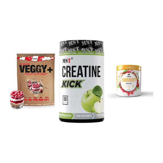 Pflanzliches Set: Sinob VEGGY + MST Creatine + FA Nutrition – alle enthaltenen Artikel