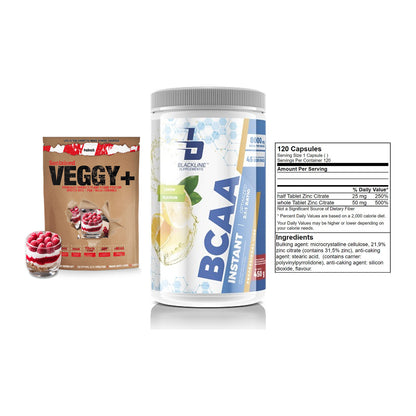 Pflanzliches Set: Sinob VEGGY + Blackline + GN Zinc Citrate – alle enthaltenen Artikel