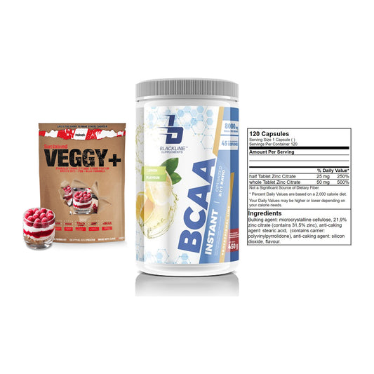 Pflanzliches Set: Sinob VEGGY + Blackline + GN Zinc Citrate – alle enthaltenen Artikel