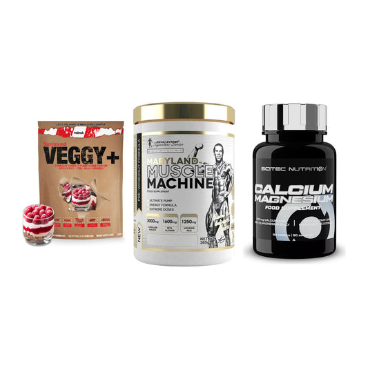 Pflanzliches Set: Sinob VEGGY + Kevin Levrone + Scitec Calcium – alle enthaltenen Artikel