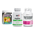 Pflanzliches Set: ProFuel V-Prote + MST ArgiZinc + BioTech Multivi – alle enthaltenen Artikel