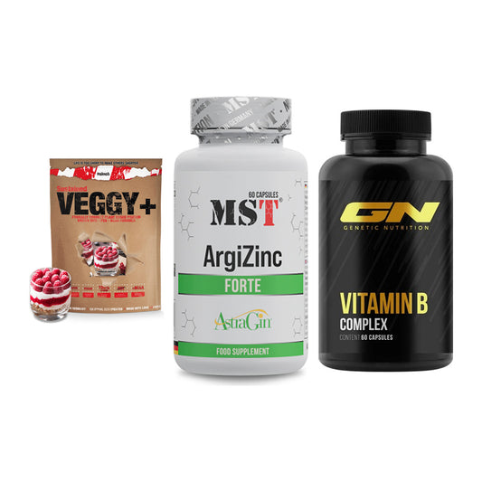 Pflanzliches Set: Sinob VEGGY + MST ArgiZinc + GN Vitamin – alle enthaltenen Artikel